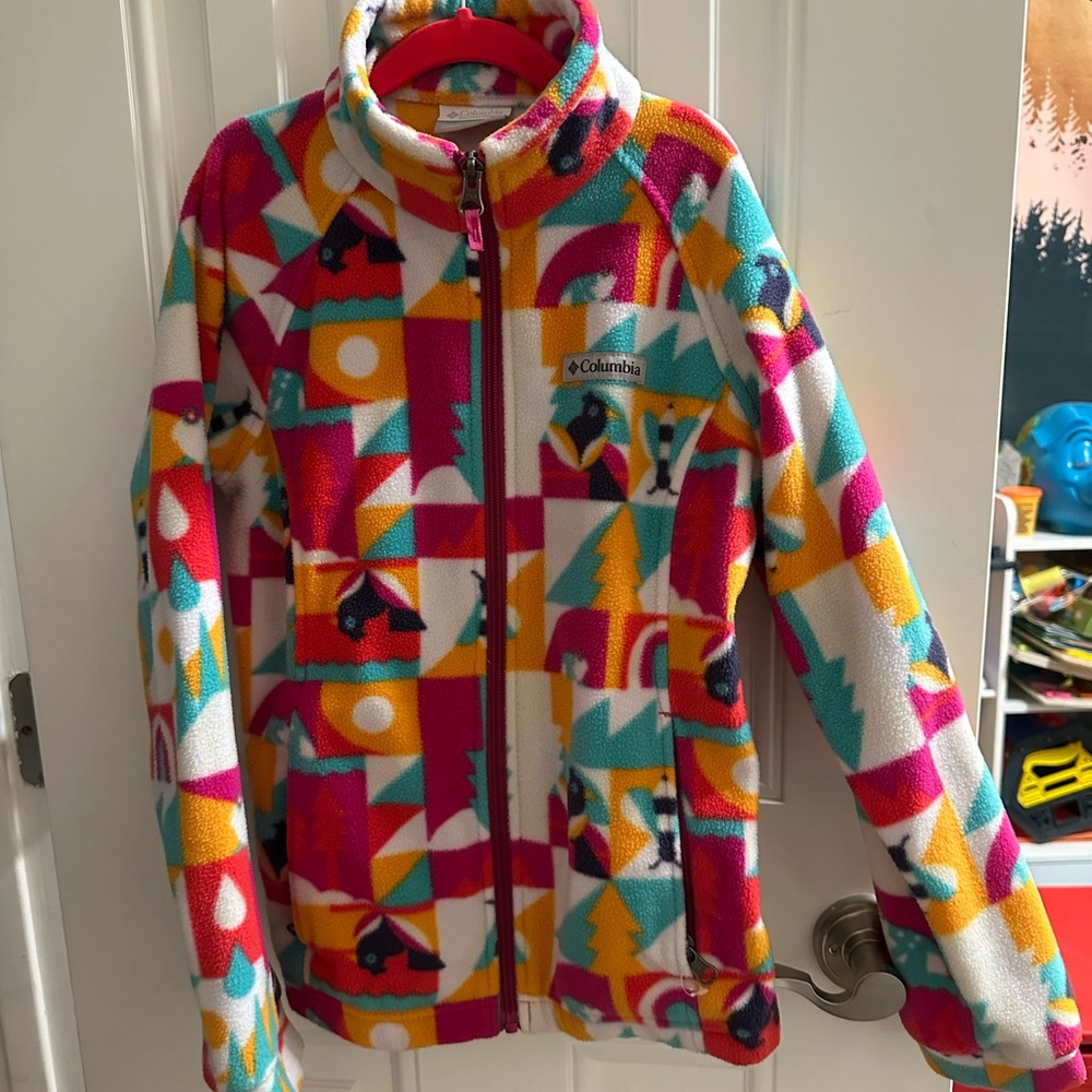 Columbia Kids Multicolor Fleece Jacket